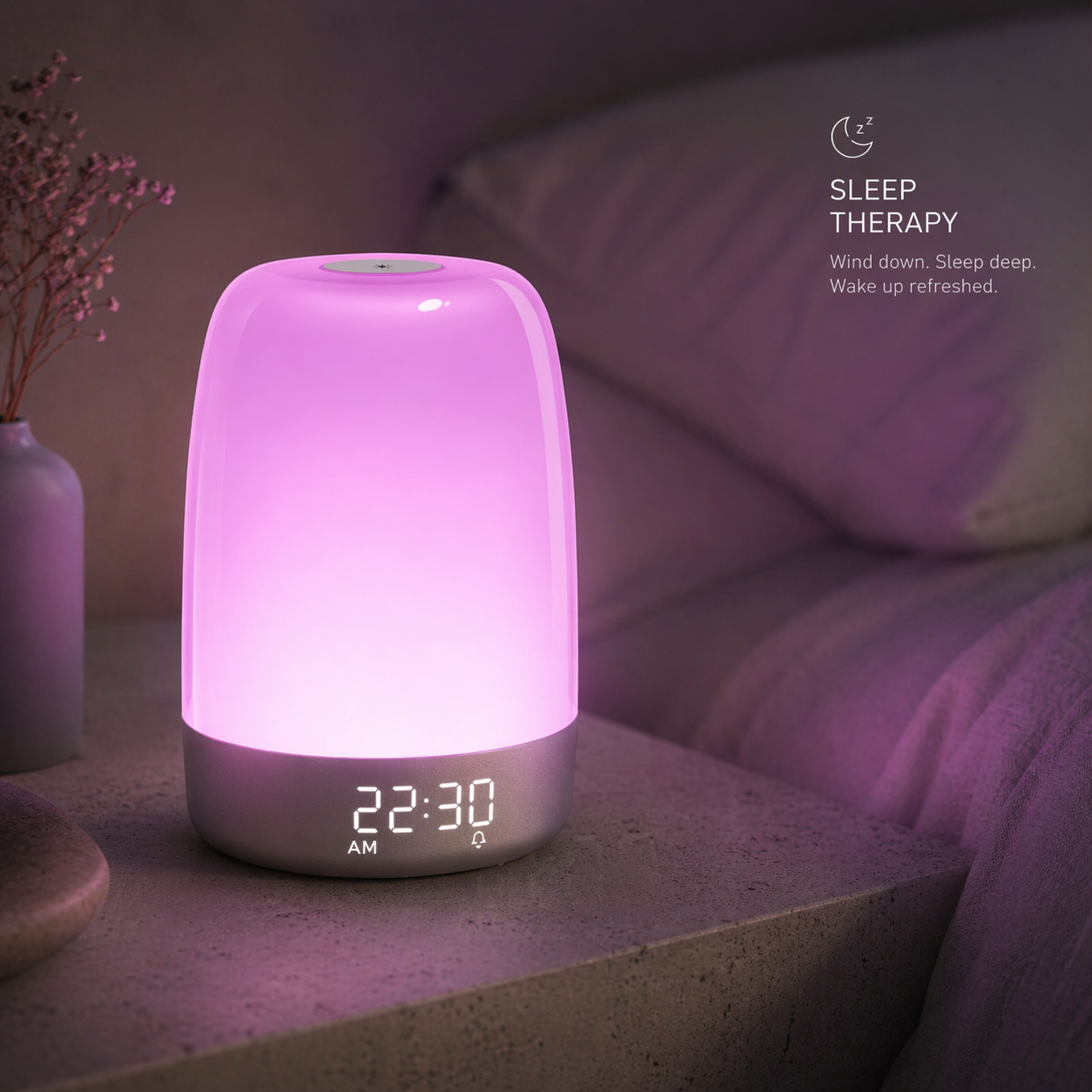 NeuralNook™ Glow Mini | Portable Circadian Wake-Up Light & Mood Lamp