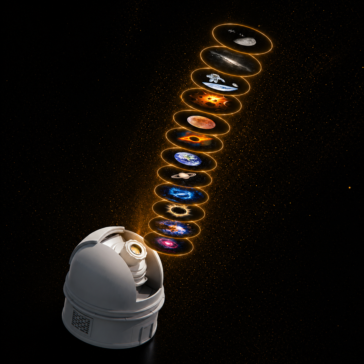 NeuralNook™ Nebula Voyager | Immersive Galaxy Projector & Hi-Fi Bio-Sync Speaker