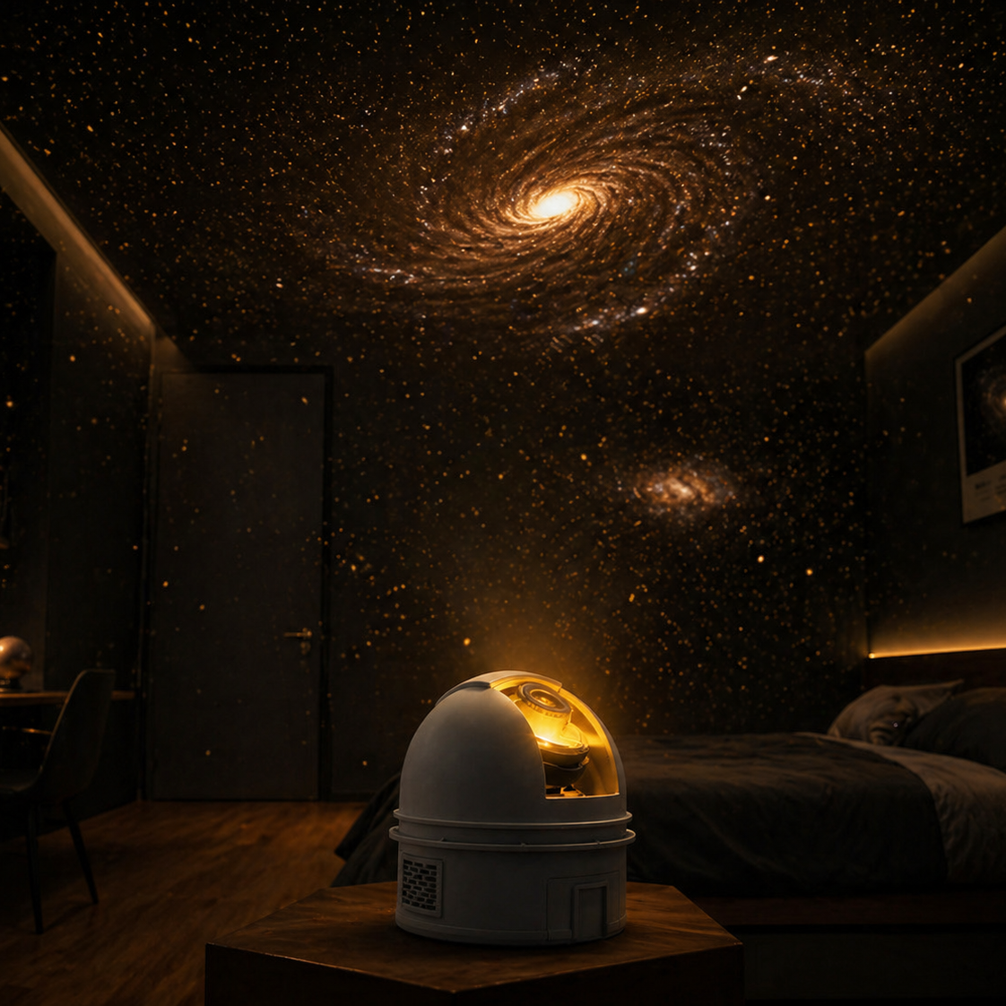 NeuralNook™ Nebula Voyager | Immersive Galaxy Projector & Hi-Fi Bio-Sync Speaker