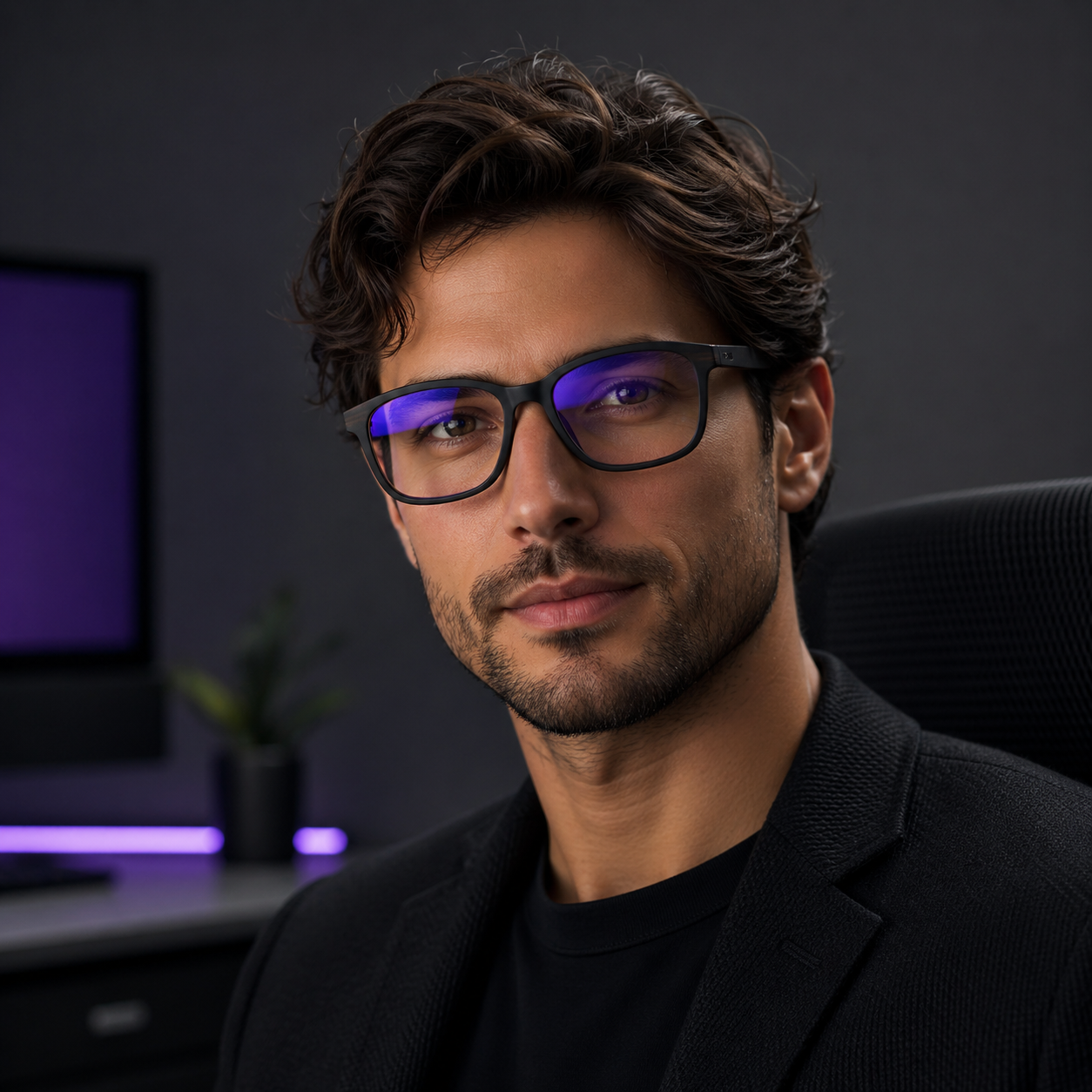 NeuralNook™ Bio-Shield | Handcrafted Bamboo Anti-Blue Light Glasses