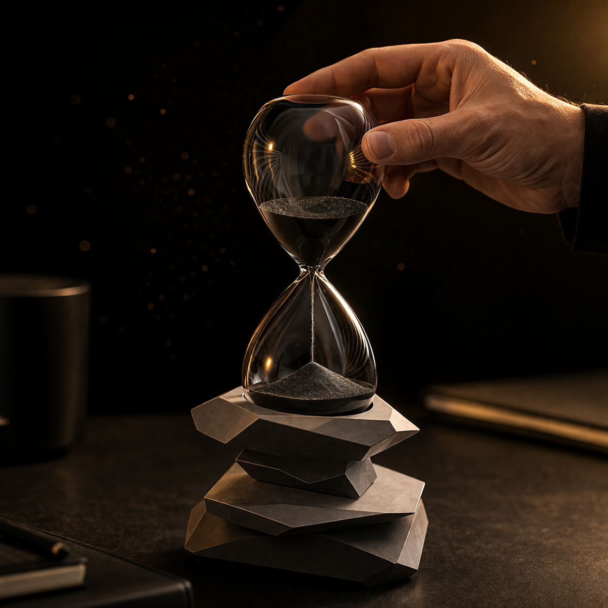 NeuralNook™ Chrono-Sync | 30-Minute Analog Focus Hourglass
