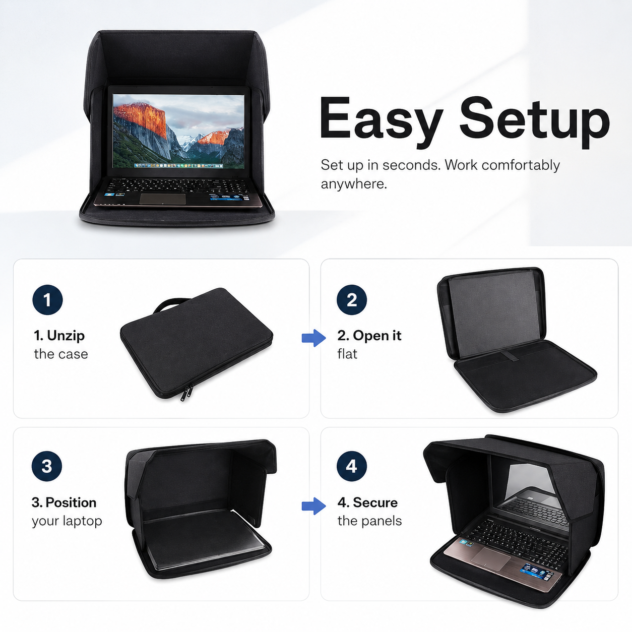 NeuralNook Nomad Shield Laptop Sun Shade