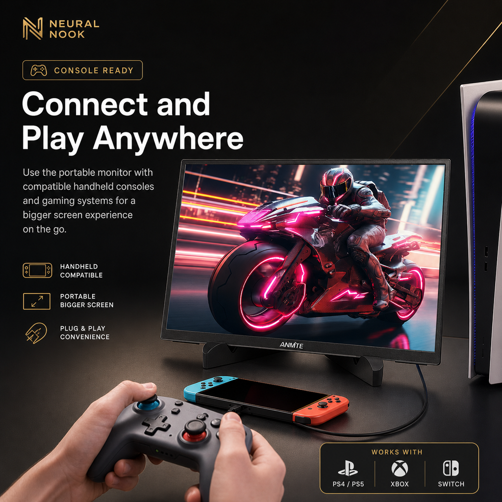 NeuralNook™ Vision-Sync | 10.5" Ultra-Portable IPS Productivity Hub