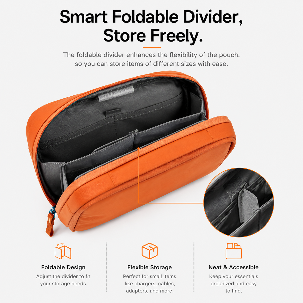 NeuralNook™ Nomad-Sync | Professional Tech-EDC Organizer & Multi-Layer Hardware