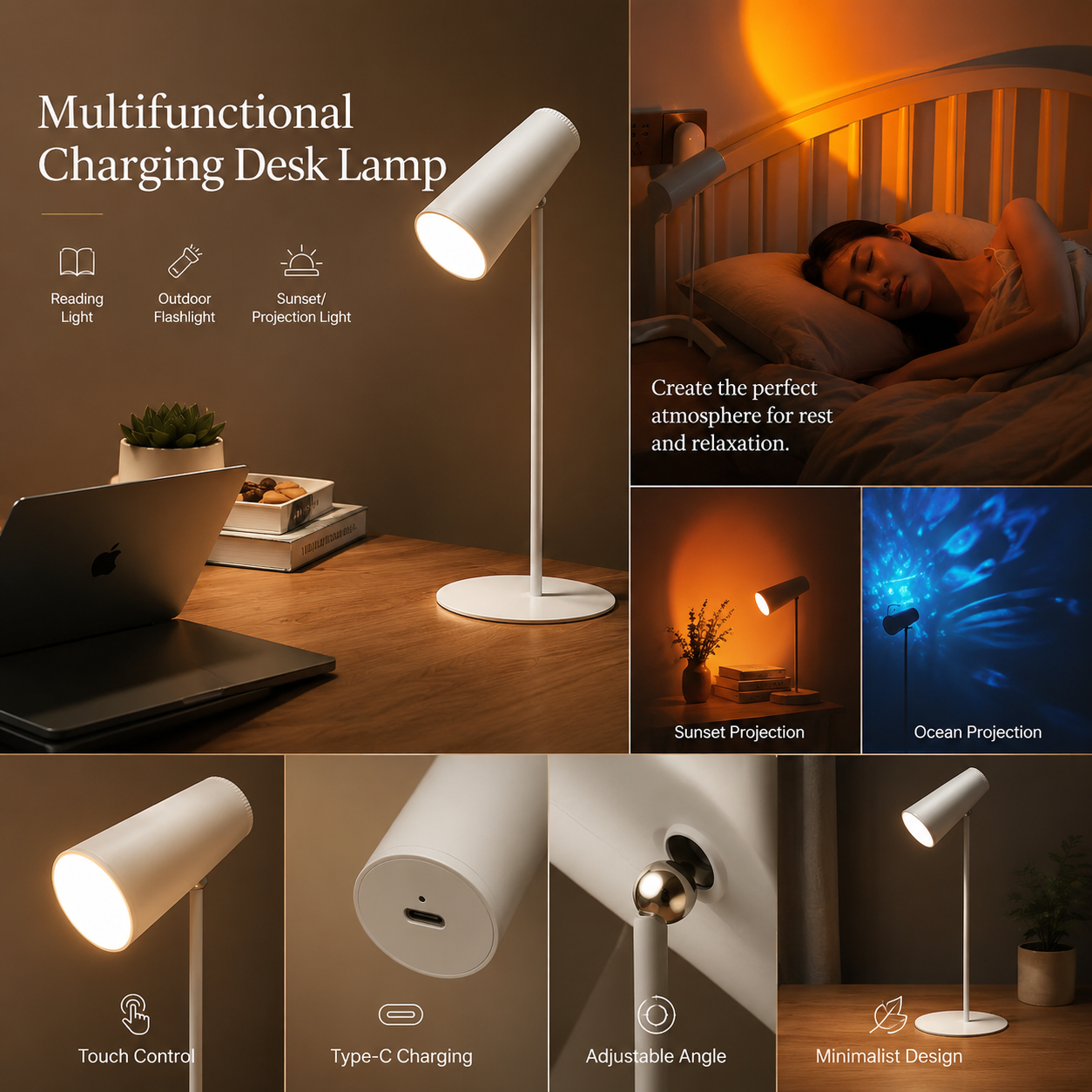 NeuralNook™ Amber-Sync | Immersive Sunset Mood Anchor & Circadian Bridge