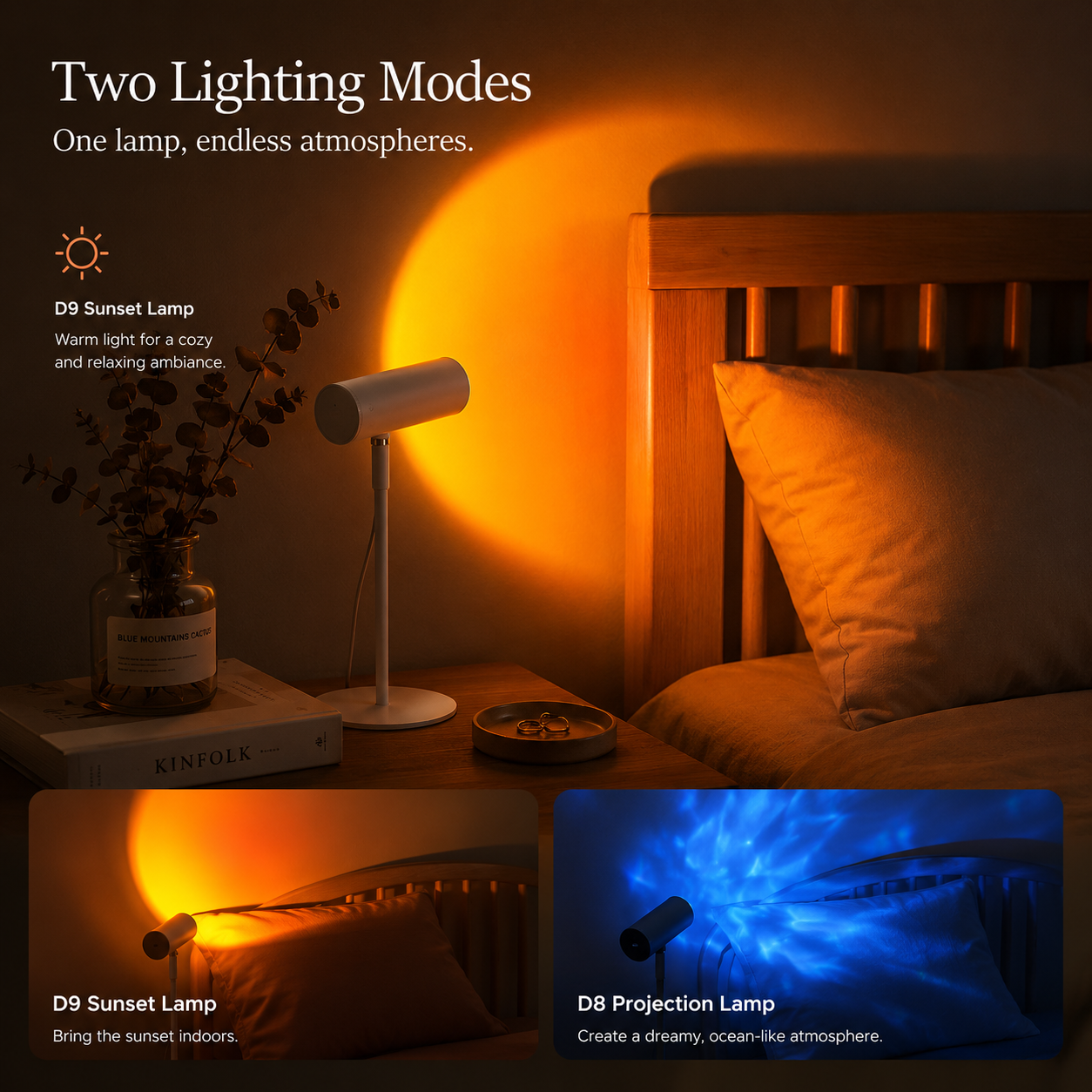 NeuralNook™ Amber-Sync | Immersive Sunset Mood Anchor & Circadian Bridge